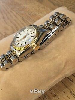 Rolex Watch Oyster Perpetual Datejust Ladies Jubilee Bracelet Gold Steel