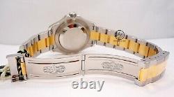 Rolex Yacht-Master 16623 Two Tone 18K Yellow Gold/SS Champagne Dial Watch MINT