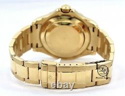 Rolex Yacht-Master 16628 40mm Oyster 18K Yellow Gold Date Watch Mint Condition
