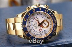 Rolex Yacht-Master II 116688 18K Yellow Gold White Dial Automatic Watch 44mm