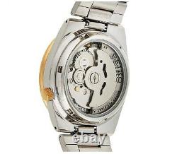 Seiko 5 Two Tone Gold Silver PVD Steel Automatic Men's Watch SNKE04K1 RRP £219