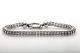 Signed $3400 FOPE 18k White Gold CYLINDER Bracelet