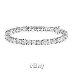 Special Offer. ! 3.00 Carat Round Diamond Tennis Bracelet in 18k White Gold
