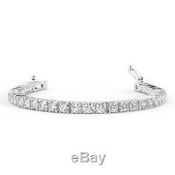 Special Offer. ! 5.00 Ct Round Diamond Tennis Bracelet, White Gold UK Hallmarked