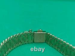 Stunning Hamilton 14k Gold and Diamond Watch Bracelet 34.4 Grams Rare Vintage