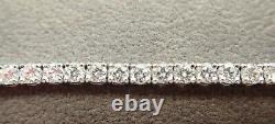 Tennis Bracelet 18ct White Gold 6.65ct Natural Diamonds Colour G/H Clarity SI1