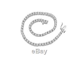 Tennis Bracelet I1 G Round Cut Diamond 1.50Ct 14K White Gold 7.00 Inch Appraisal