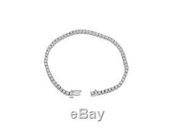 Tennis Bracelet I1 G Round Cut Diamond 1.50Ct 14K White Gold 7.00 Inch Appraisal