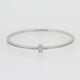 Tiffany & Co. T Two Hinged Bangle Bracelet 18ct White Gold RRP £4900