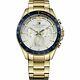 Tommy Hilfiger Luke White & Gold Stainless Steel 1791121 Mens Chronograph Watch