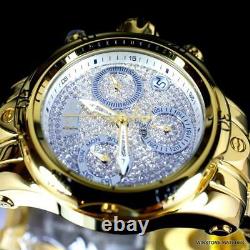 Unisex Invicta Reserve Venom 1.15CTW Diamond 42mm Gold Plated Swiss Watch New