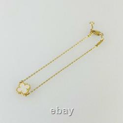 Van Cleef & Arpels Sweet Alhambra 18K Yellow Gold Shell Bracelet from Japan