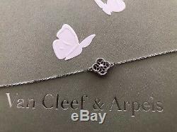 Van Cleef & Arpels Sweet Alhambra diamond bracelet 1 motif, 18K white gold
