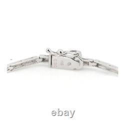 Vendome Aoyama diamond bracelet 0.20ct 18K white gold