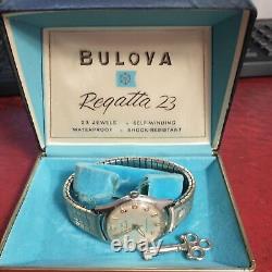 Vintage Bulova Mens Regatta Watch (collectable set)