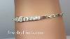Vintage Retro 1950 S Diamond 18k White Gold Bracelet