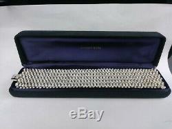 Vintage Tiffany & Co. 18KT White Gold Diamond Tennis Bracelet 40.00cts