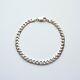 White Gold 9ct Bracelet Chain 7 Mens Unisex 3 Widths to Choose From